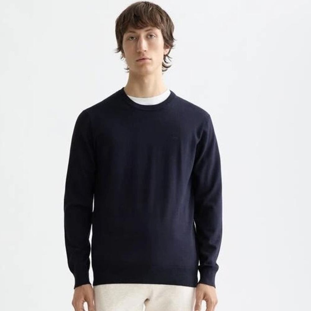 Scotch & Soda Amsterdam Core Crewneck Pullover Sweater Mens Size XL Night Blue - Picture 3 of 12